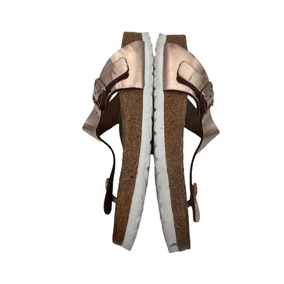 Birkenstock Women's Rose Gold Gizeh T-Strap Sandals Size 40 Narrow - Picture 6 of 8